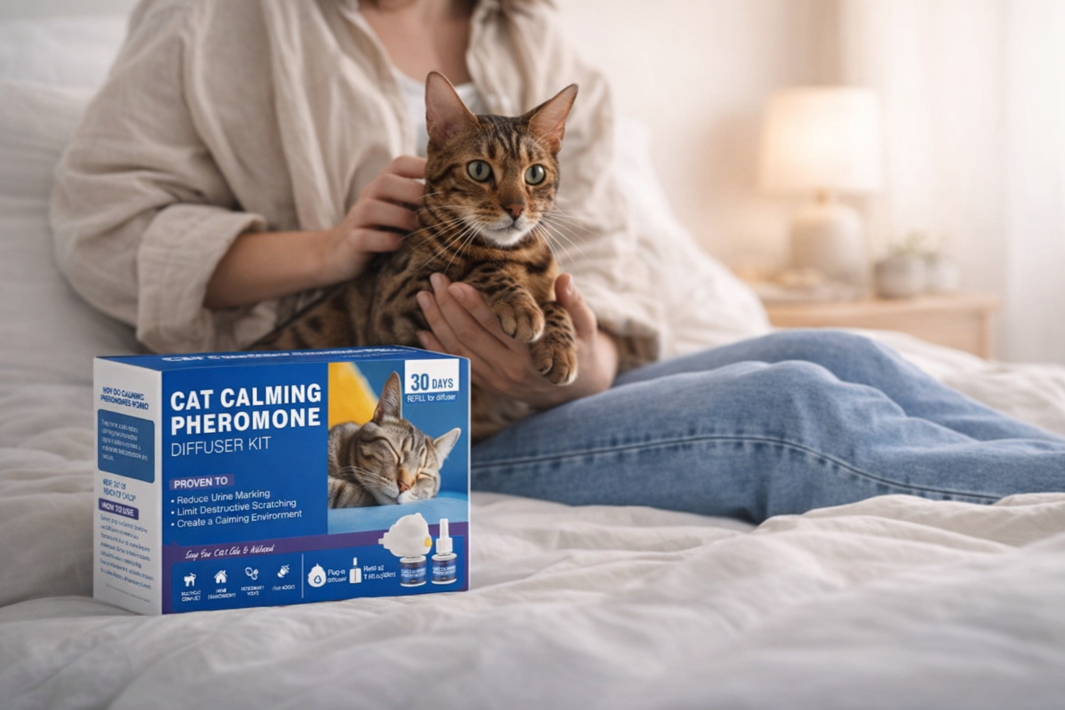 Chat serein avec PawZena